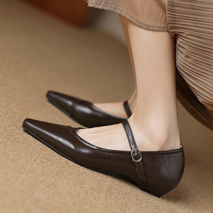 NATALIE – ELEGANT STRAP MARY JANE FLATS