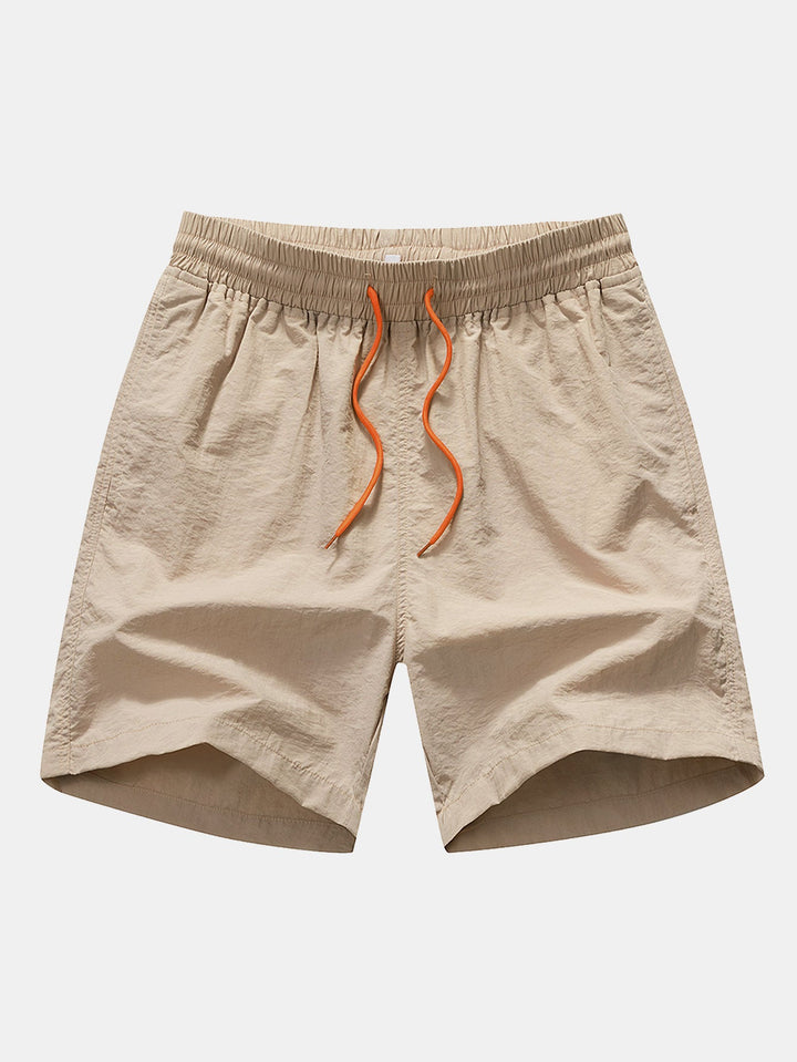 Palmboomprint Overhemd met Knopen & Zwemshorts