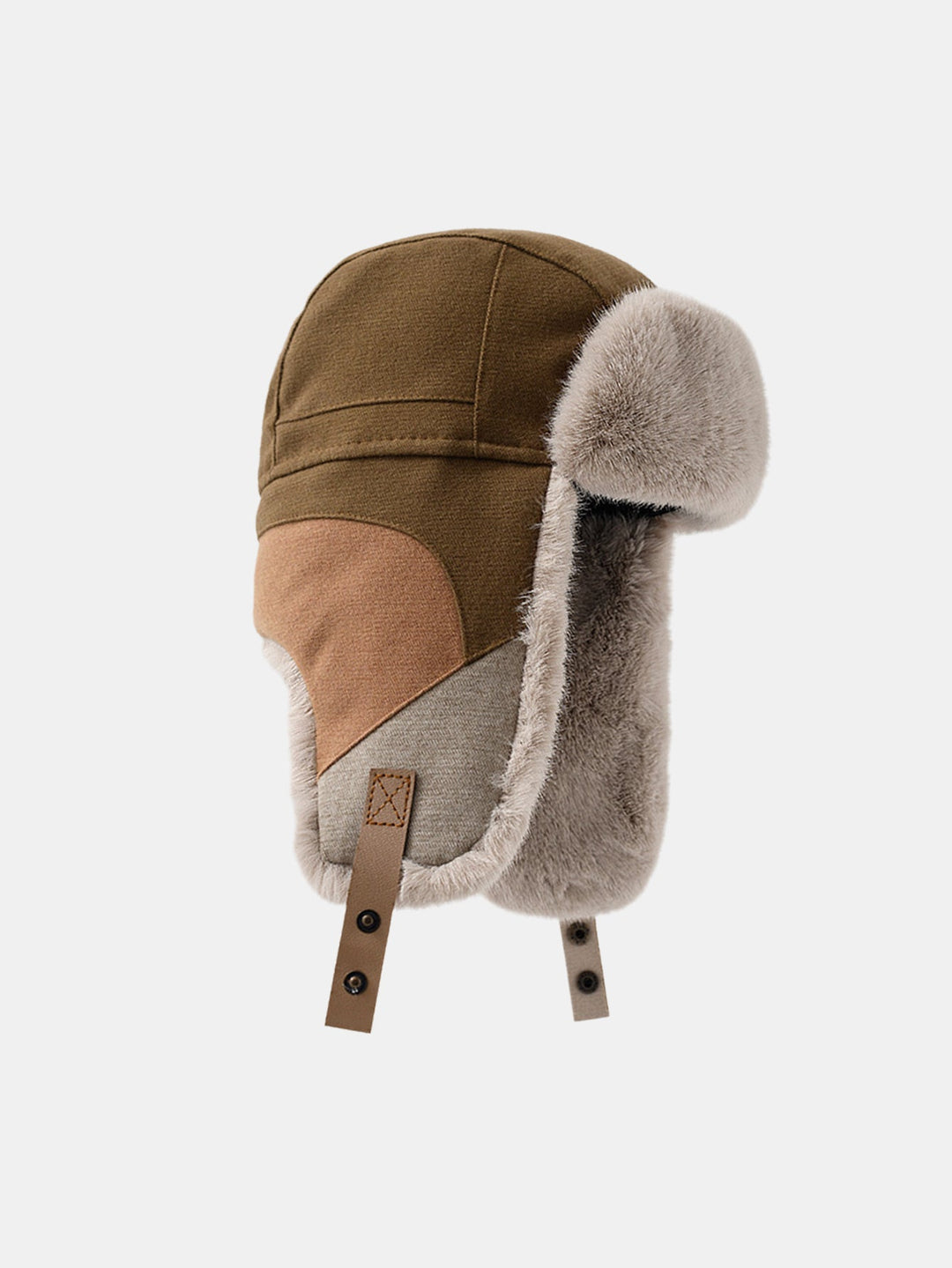 Patchwork Winddicht Warme Trooper Trapper Hoed