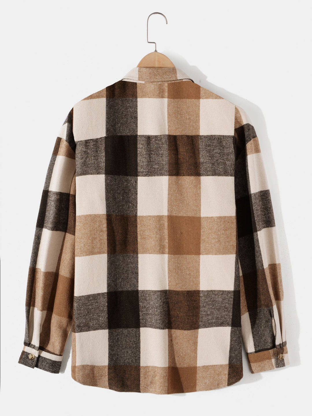 Flanellen Plaid Overshirt