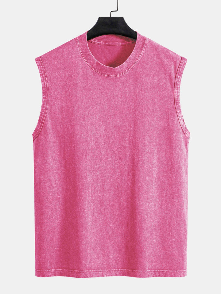 Gewassen Versleten Tanktop