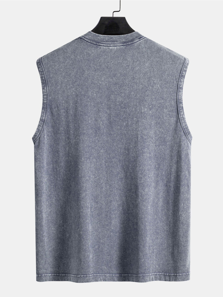 Gewassen Versleten Tanktop