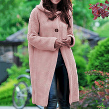 KINSLEY™ - Textured Drop Shoulder Hooded Cardigan for Fall & Winter