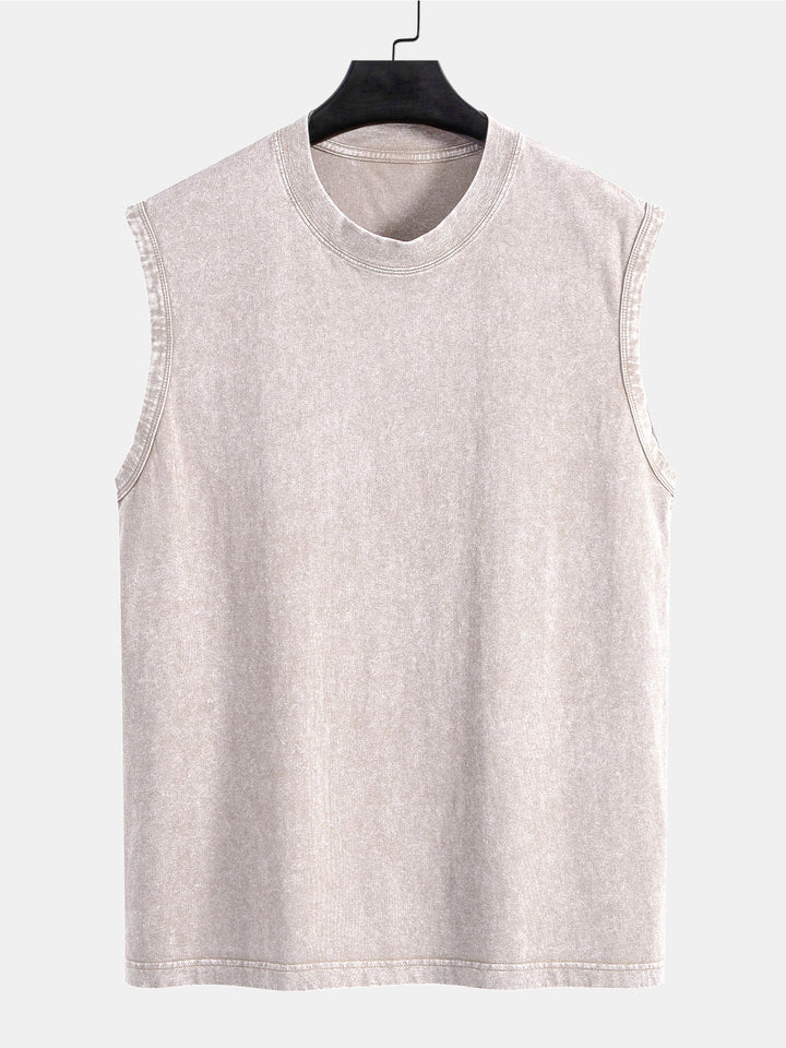 Gewassen Versleten Tanktop