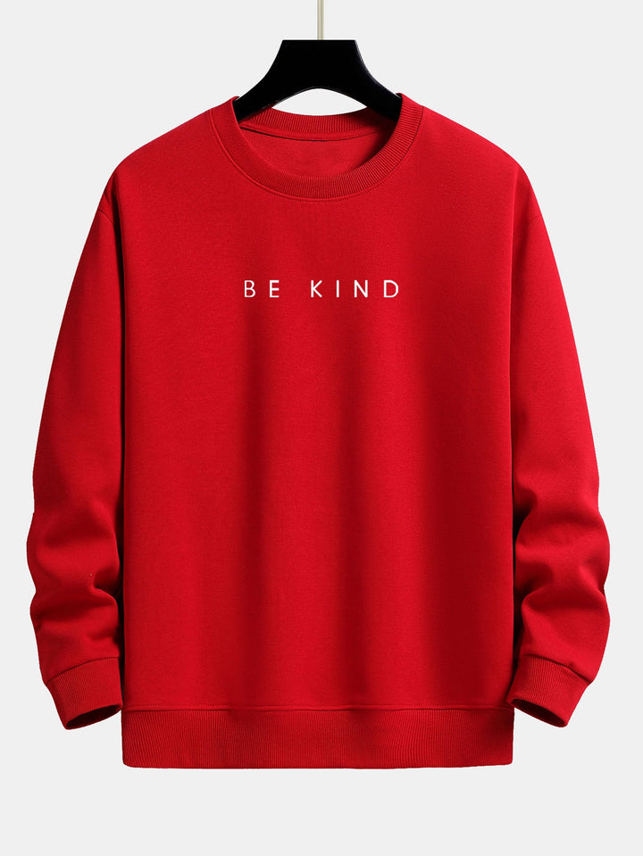 Be Kind Print Relax Fit Sweatshirt