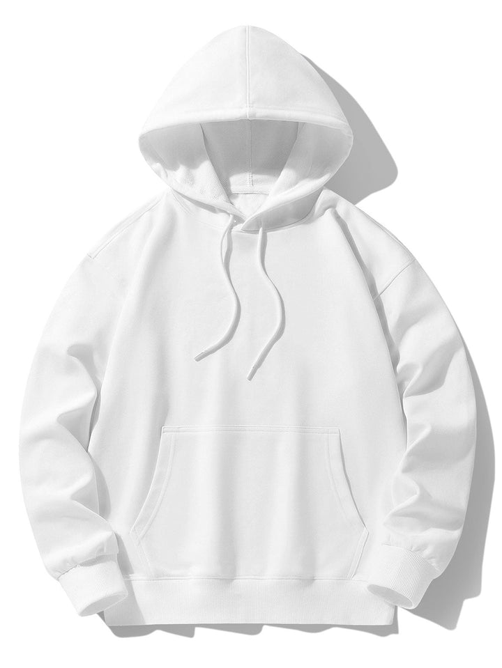 Basic Heavy Weight Drop Shoulder Relaxed Hoodie