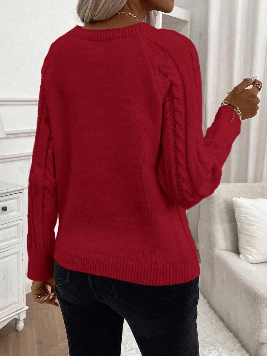 Ivory™ – Button Jumper for Effortless Everyday Elegance