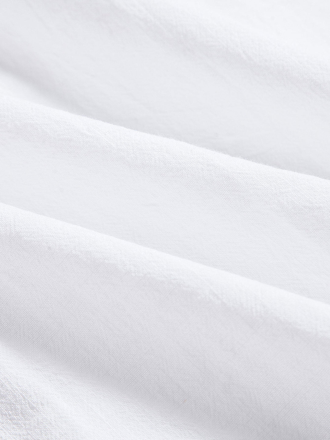 Linnen Look Korte Mouwen Shirt & Gestreepte Print Zwemshorts