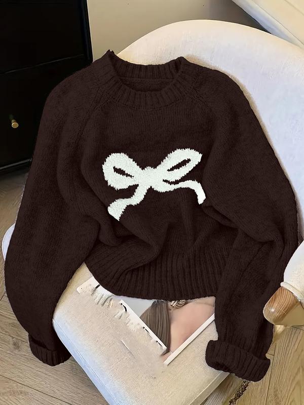 CORA™ - Elegant Bow Knit Sweater for Autumn & Winter Autumn