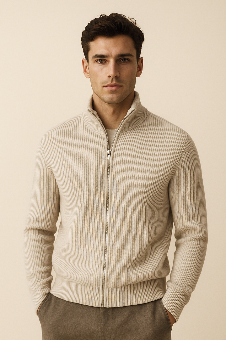 Roma Cashmere Cardigan Cream