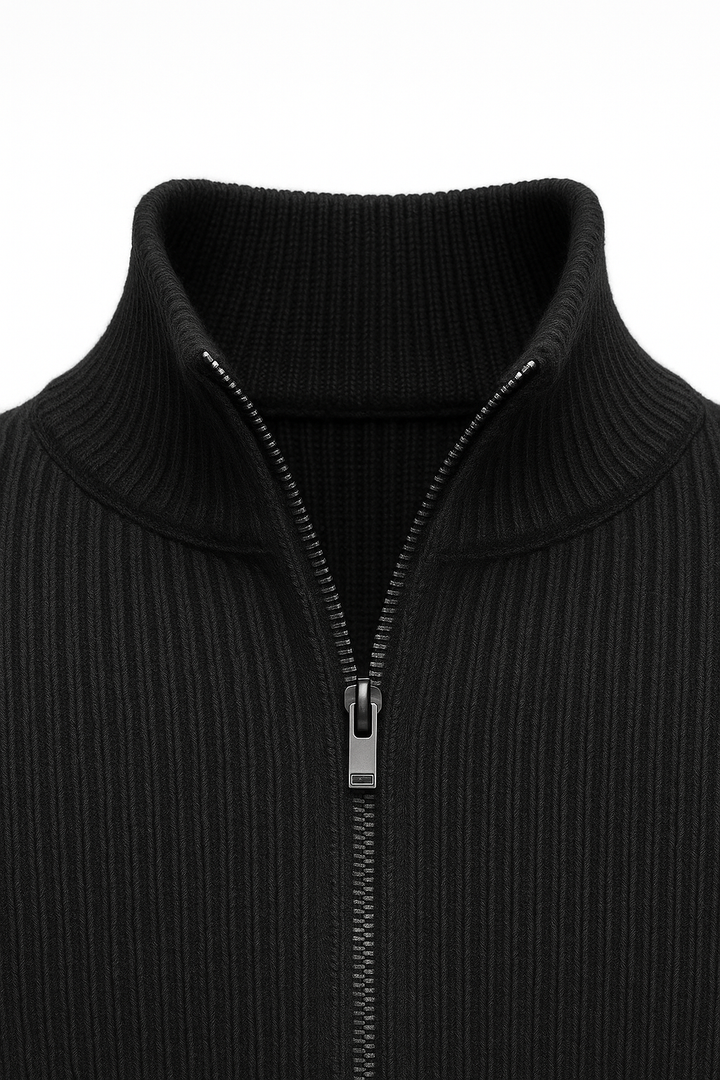 Roma Cashmere Cardigan Black
