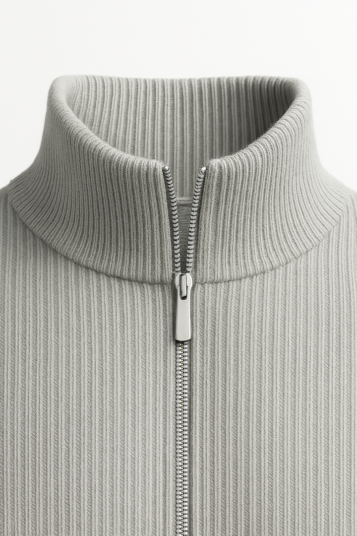 Roma Cashmere Cardigan Grey Green