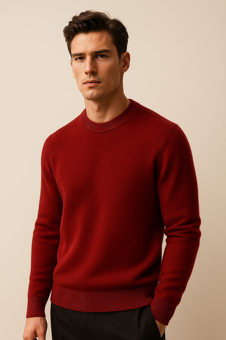 Taviani Cashmere Knit Burgundy