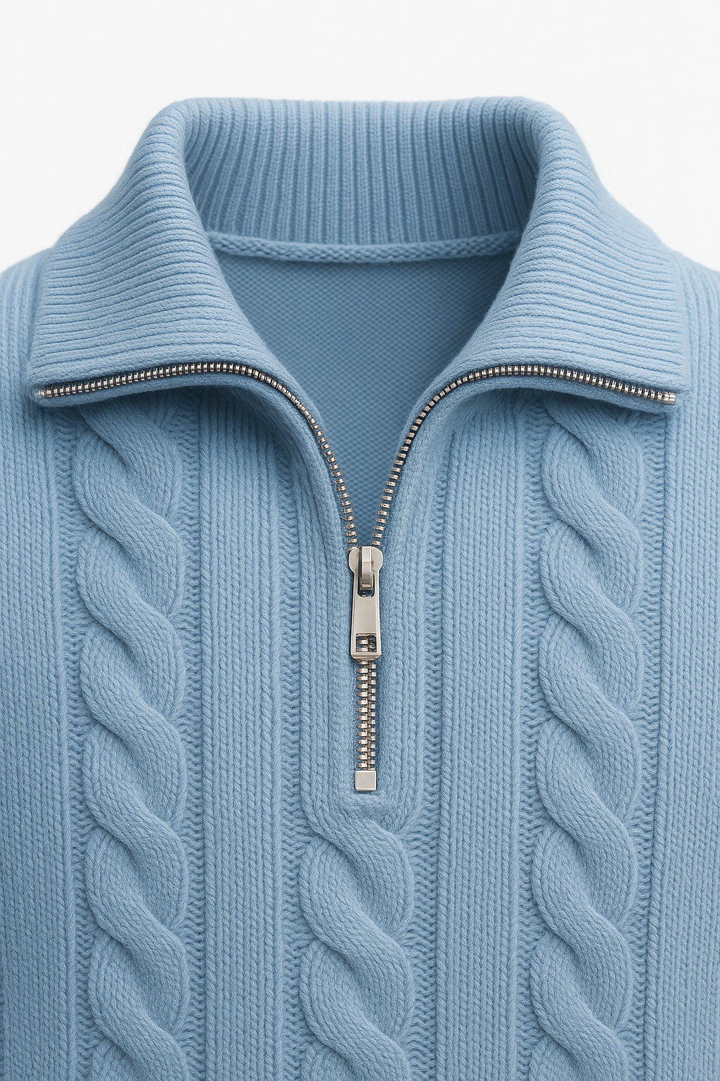 Medici Cable Knit Light Blue