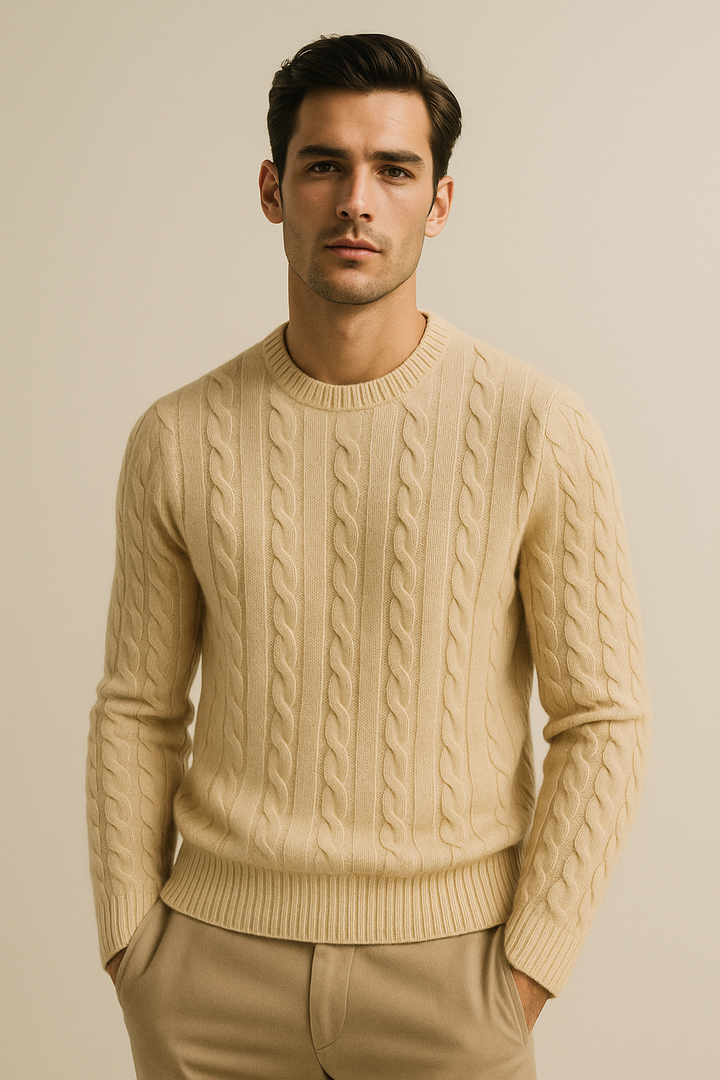 Soreno Cashmere Knit Beige