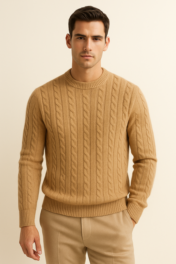 Soreno Cashmere Knit Camel