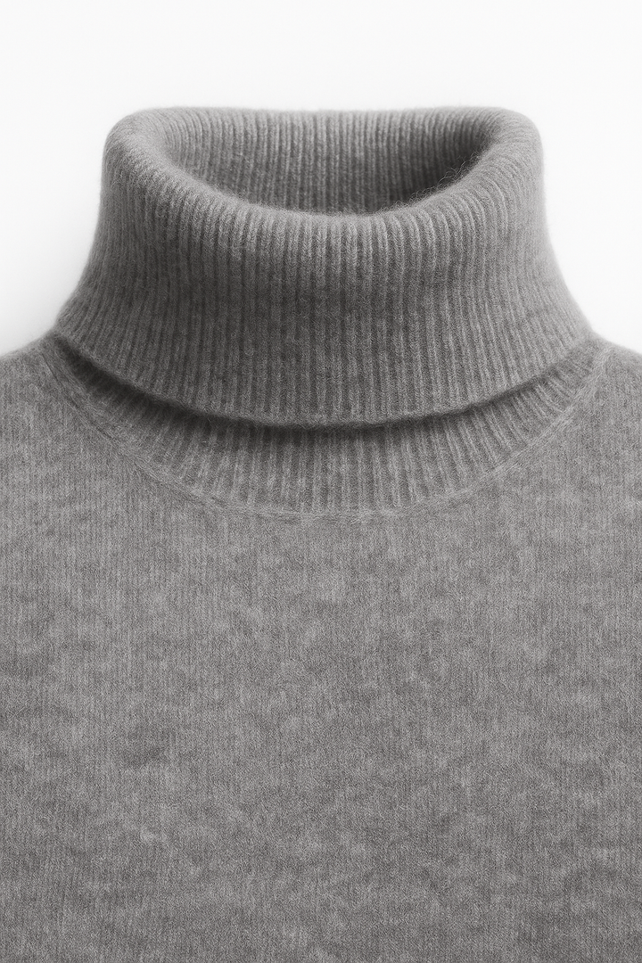 Avenzo Cashmere Turtleneck Grey