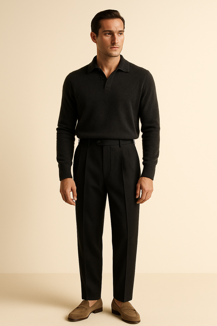 Valenti Pantalon Black