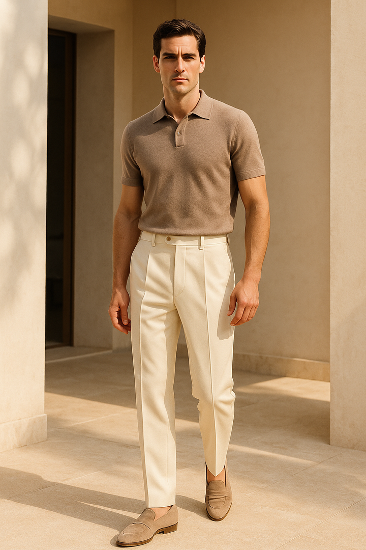 Valenti Pantalon Ivory