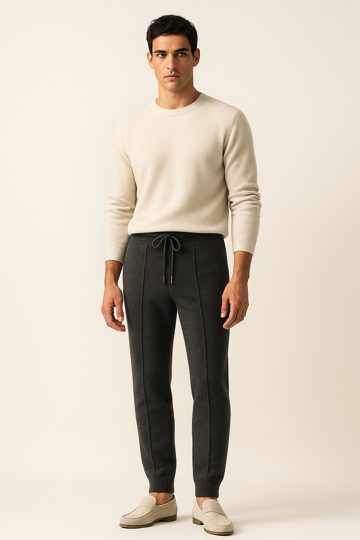 Sartore Cashmere Trousers Dark Grey