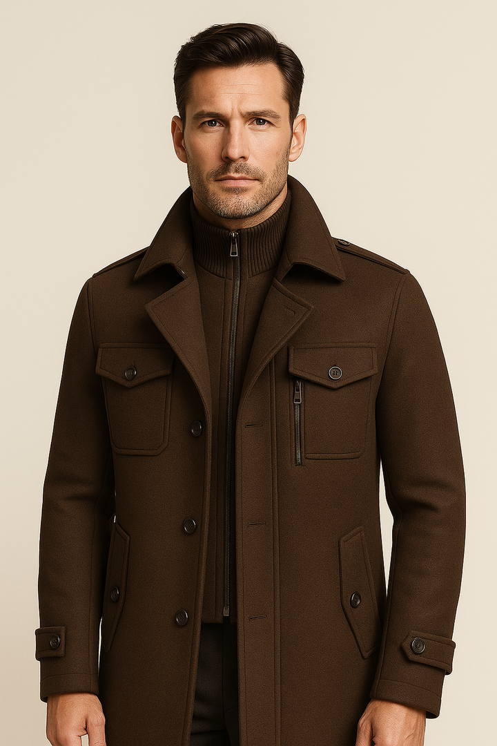 Melvin Field Coat Brown