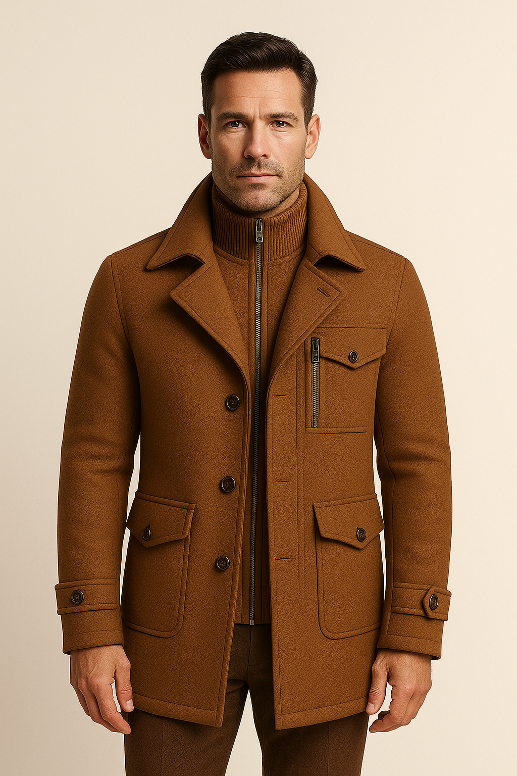 Melvin Field Coat Orange