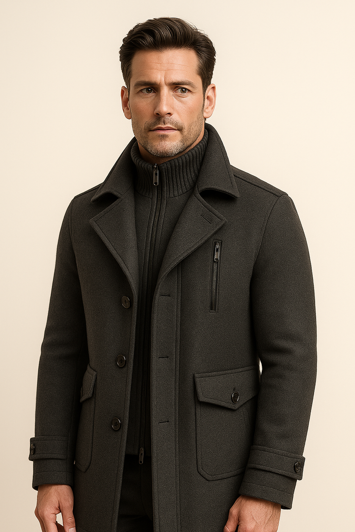 Melvin Field Coat Grey