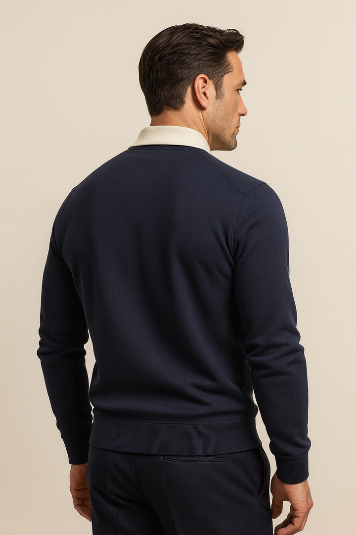 Valerio Polo Knit Navy
