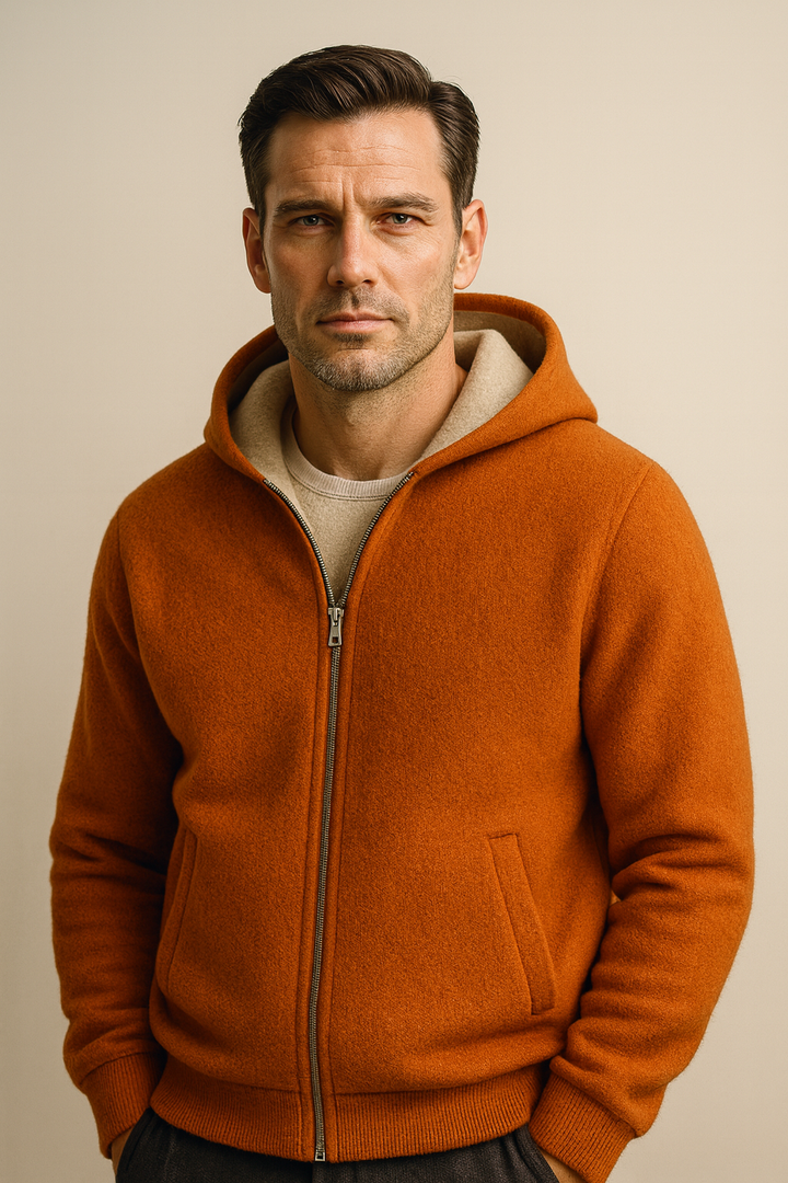 Novaro Hooded Zip Knit