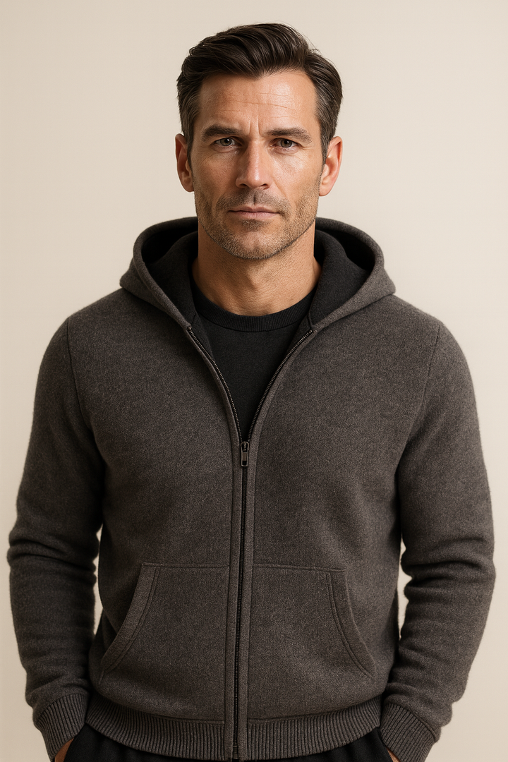 Novaro Hooded Zip Knit