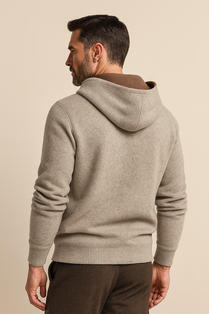 Novaro Hooded Zip Knit