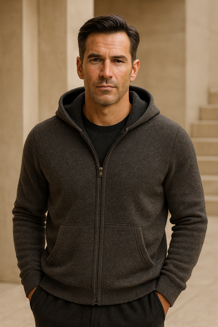 Novaro Hooded Zip Knit