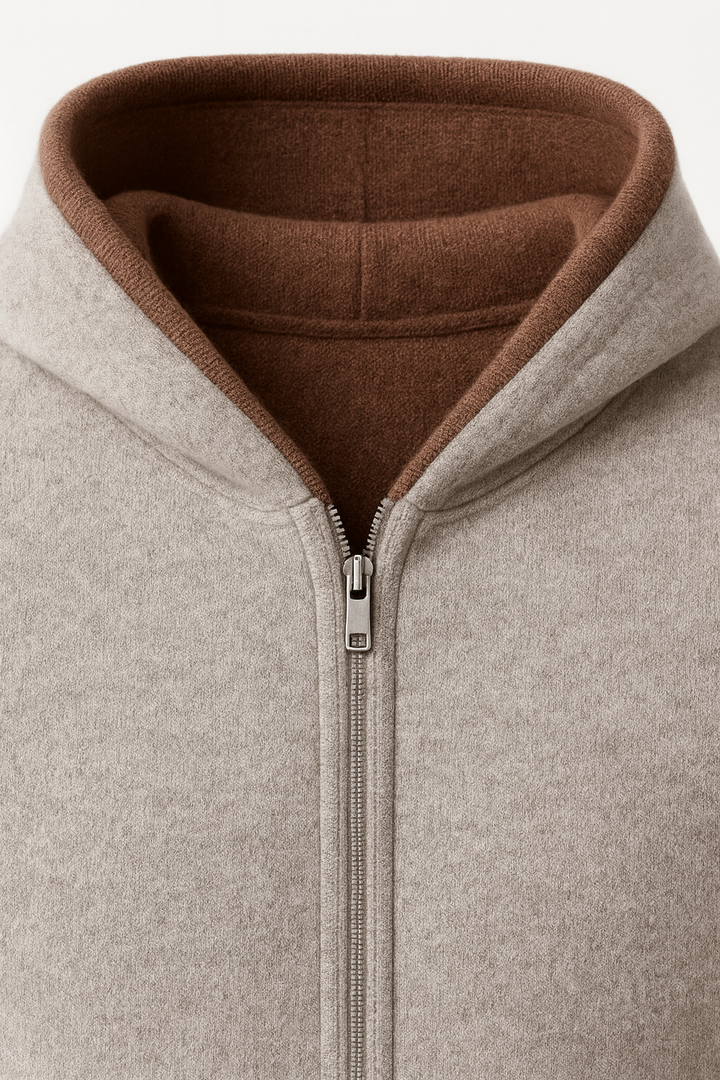 Novaro Hooded Zip Knit