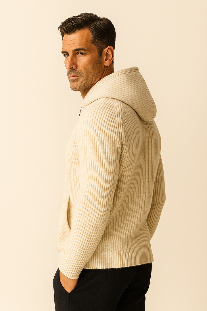Sorrento Hooded Knit Ivory