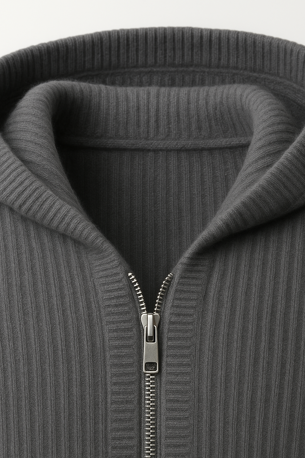 Sorrento Hooded Knit Dark grey