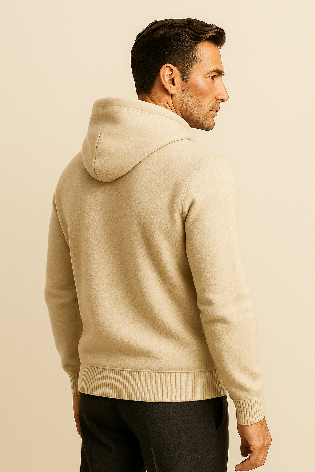 Tavole Hooded Zip Cream