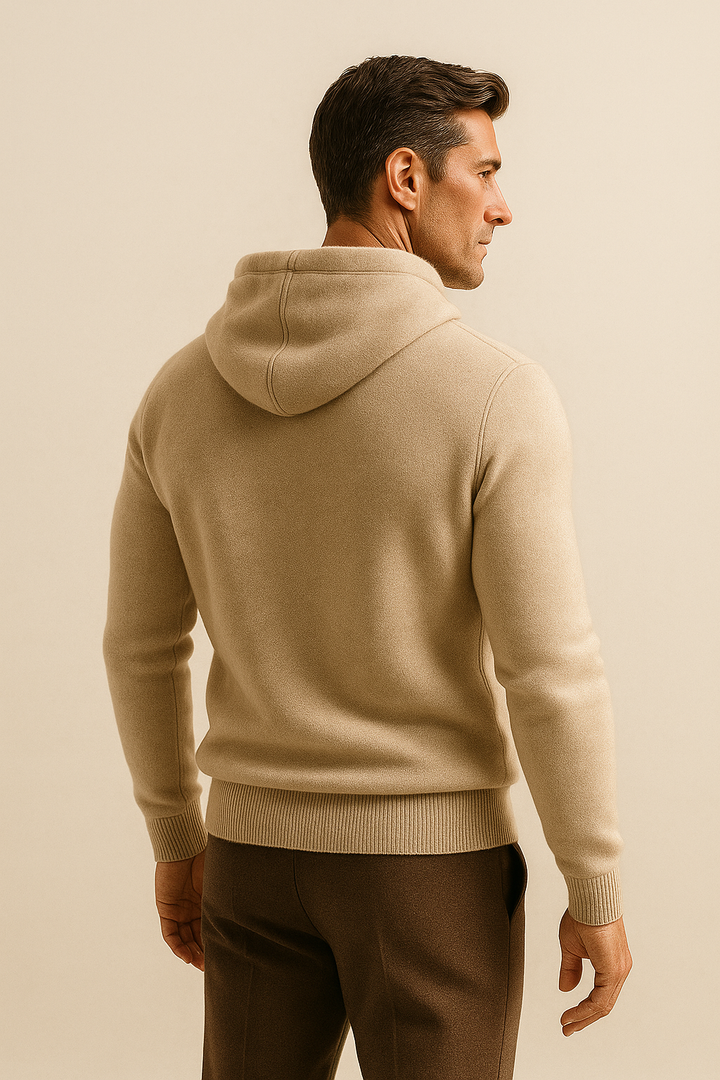 Taviano Hooded Knit Beige