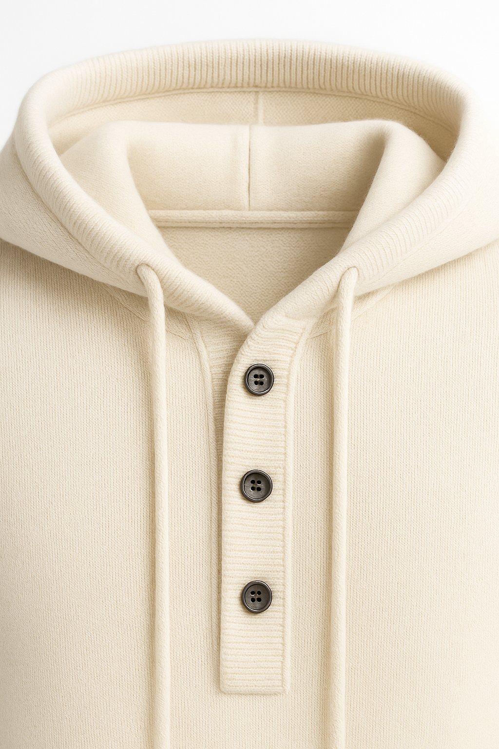 Taviano Hooded Knit Cream