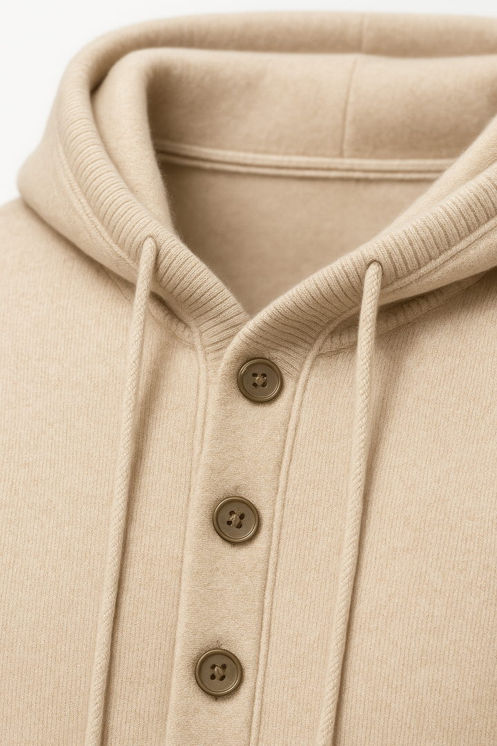 Taviano Hooded Knit Beige