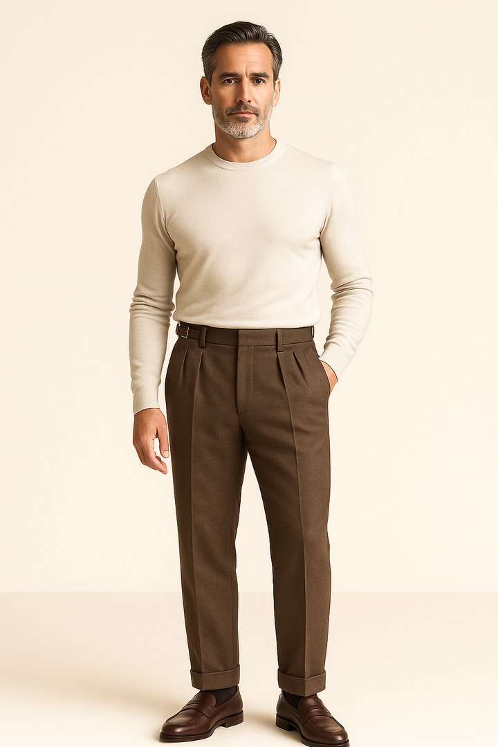 Lorano Merino Pantalon Khaki