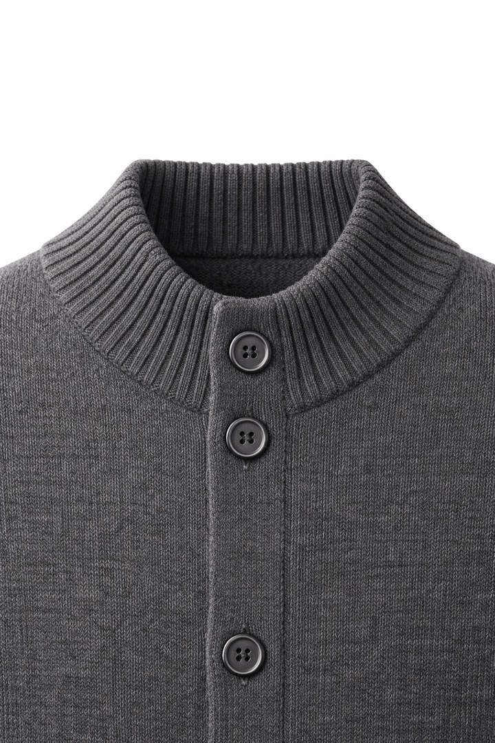 Giotto Knit Cardigan Dark Grey