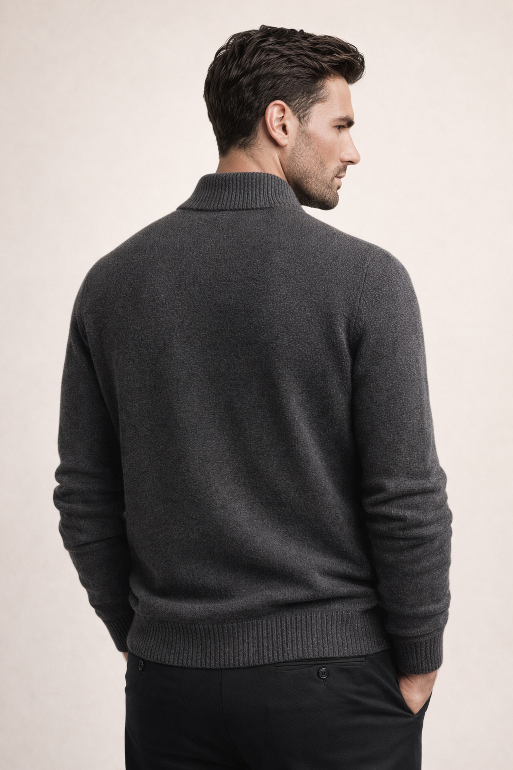 Giotto Knit Cardigan Dark Grey