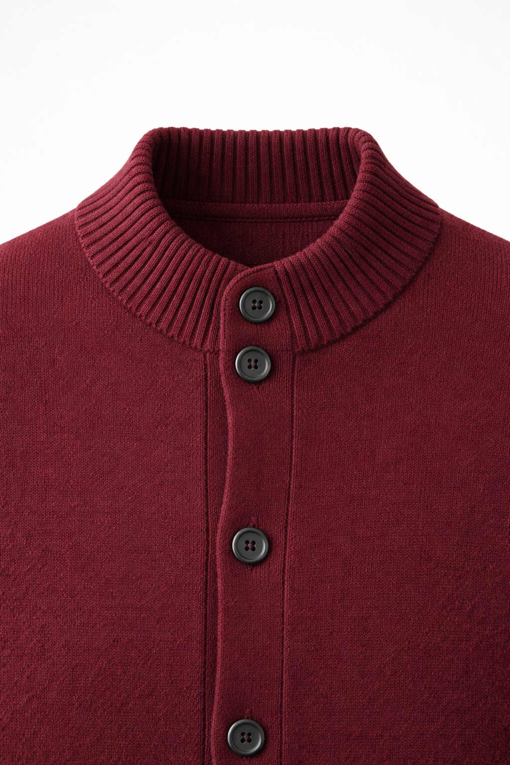 Giotto Knit Cardigan Maroon