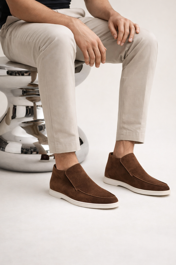 Arzano High Top Loafer Brown