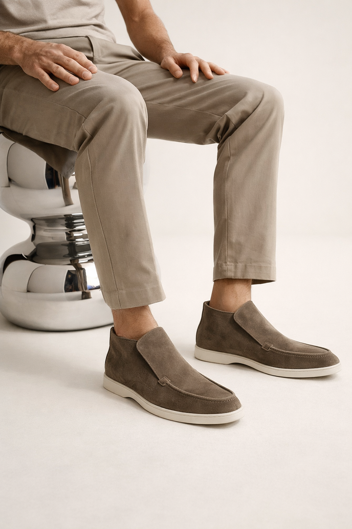 Arzano High Top Loafer Olive Green