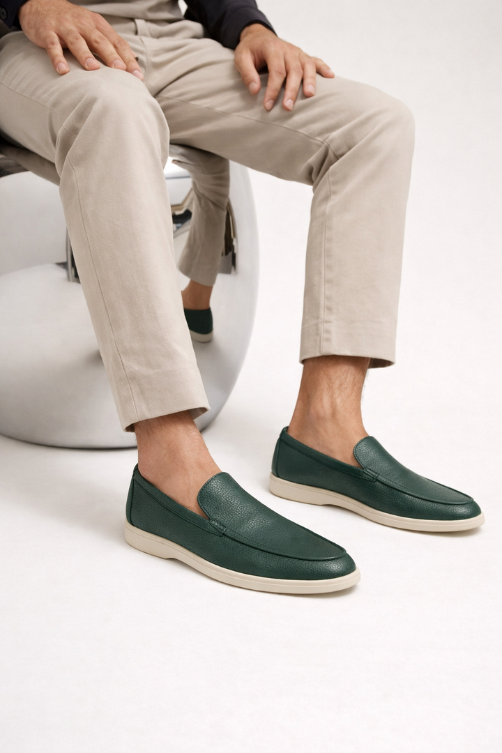 Alvero Dressed Loafer Dark Green