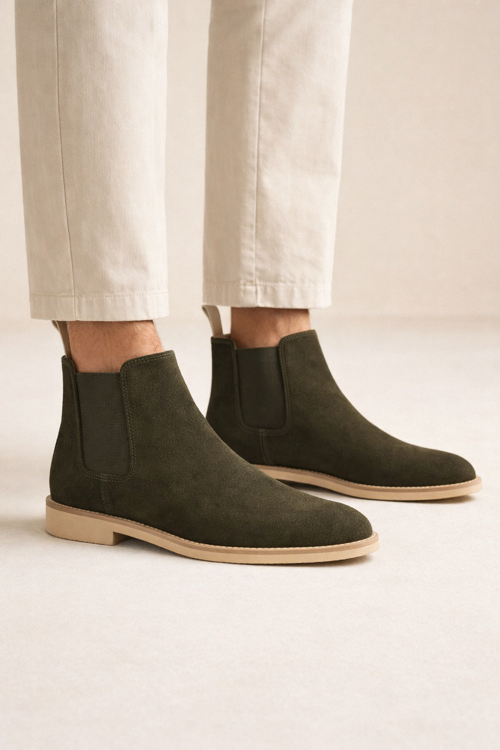 Lerano Chelsea Boots Dark Olive
