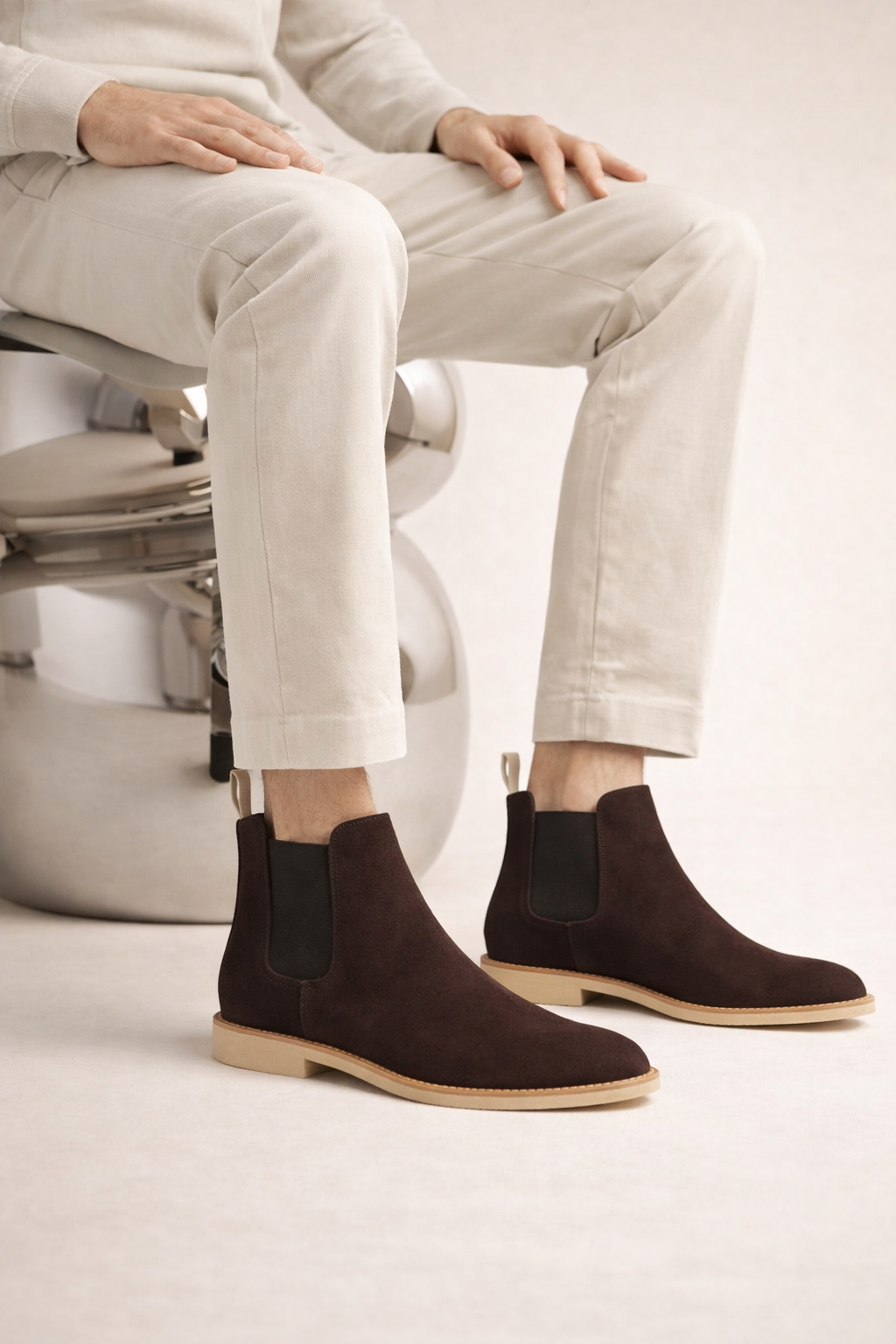 Lerano Chelsea Boots Dark Brown