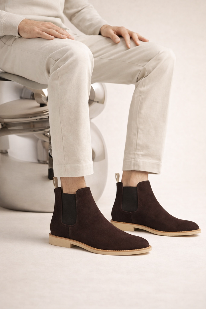 Lerano Chelsea Boots Dark Brown
