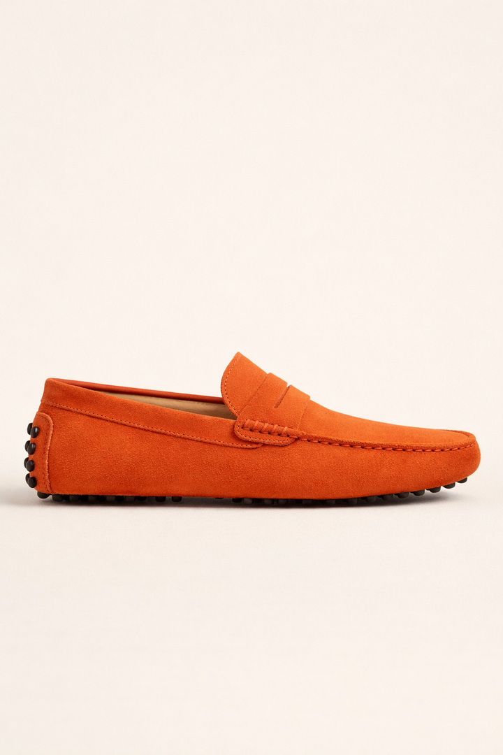 Ravino Driver Loafer Orange